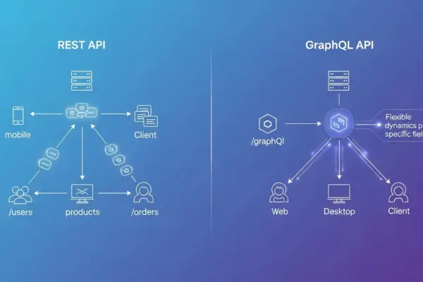 Featured image for GraphQL vs REST: Complete API Architecture Comparison for 2025