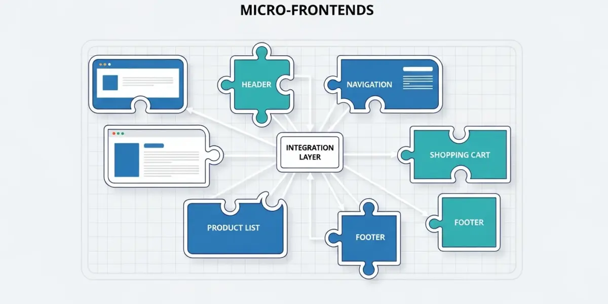 Featured image for Micro-Frontends: Complete Implementation Guide for Large Teams