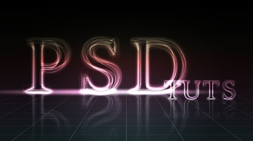 Layered Glowing Text Effect