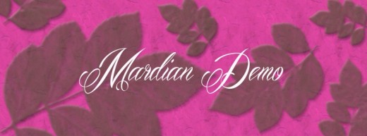 Mardian Demo font