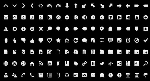 Free Wireframe Toolbar Icons